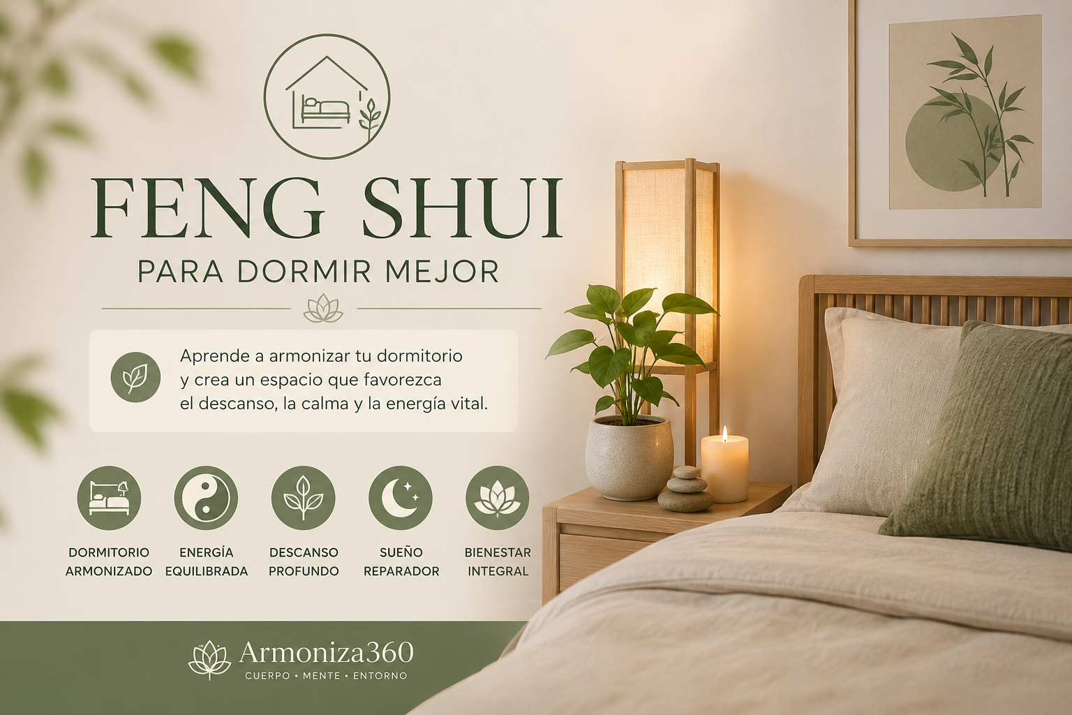 Feng Shui para Dormir Mejor: Optimiza tu dormitorio y recupera el descanso